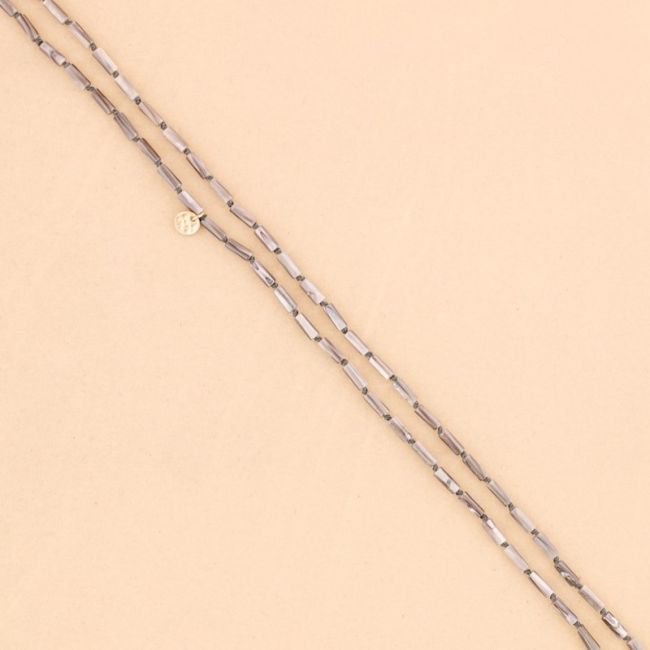 COLLAR LARGO CILINDROS  NÁCAR 1.2M